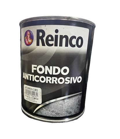 Fondo Anticorrosivo Reinco Gris 1/4 Galon