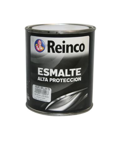 Pintura Esmalte Alta Proteccion Negro Brillante 1/4 Gl