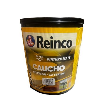 Pintura Mate Caucho Almendra 1 Galon Clase C Reinco