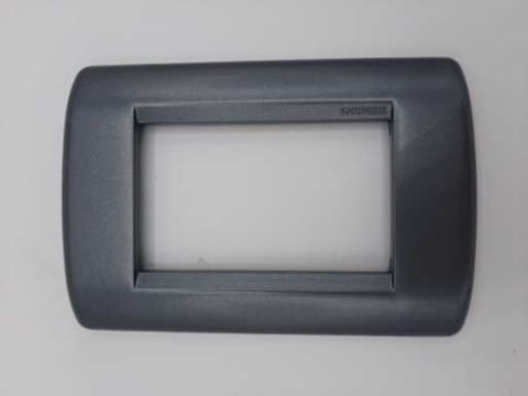 Placa 3 Modulos Gris Talari