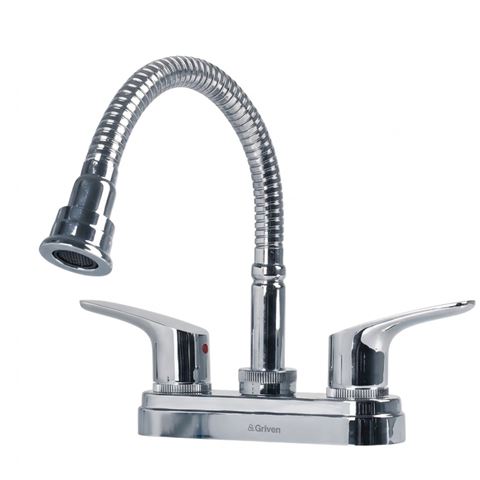 Griferia Lavamanos 4" Cuello Flexible Griven 15055-B4