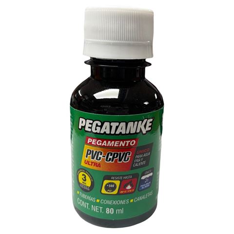 Pegamento Pvc -Cpvc Pegatanke 80Ml
