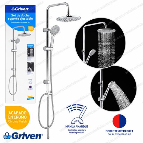 Regadera y Ducha Telefono Juego Griven