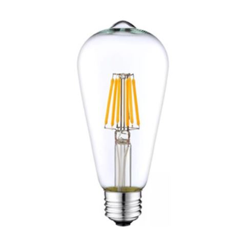 Bombillo Led Vintage St64 6W E27 27K Luz Clara Blanca