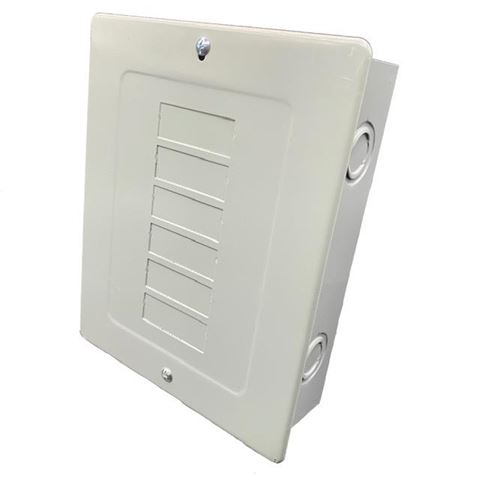 Tablero Metal para Breaker 6 Circuitos P/Empotrar Monofasico Lumistar
