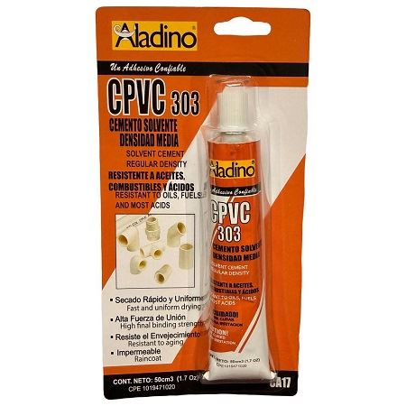 Pega Cpvc Agua Caliente Aladino 50Cm3