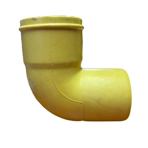 Codo 75Mm 3P X 90° Aguas Negras Amarillo Generico