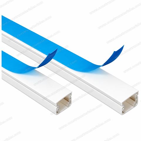 Canaleta Autoadhesiv 12X8mm 2Mts Blanca