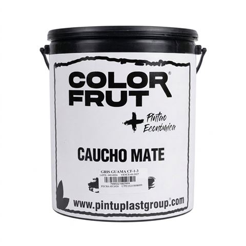 Pintura Caucho Gris Guama Galon Tipo C Color Frut