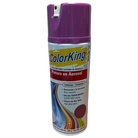Pintura Spray Violeta Oscuro Color King 400ML