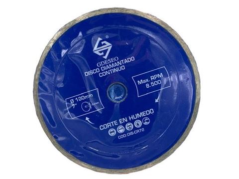 Disco Diamantado Continuo 7" Gdeseo