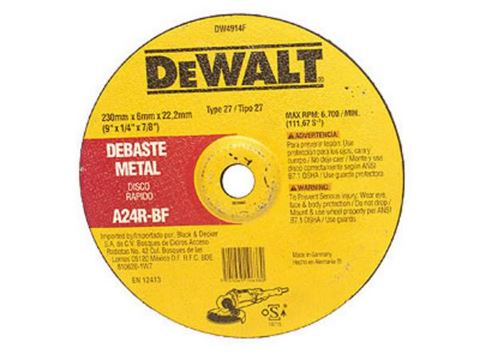 Disco para Esmerilar Metal 9"X1/4"X7/8"