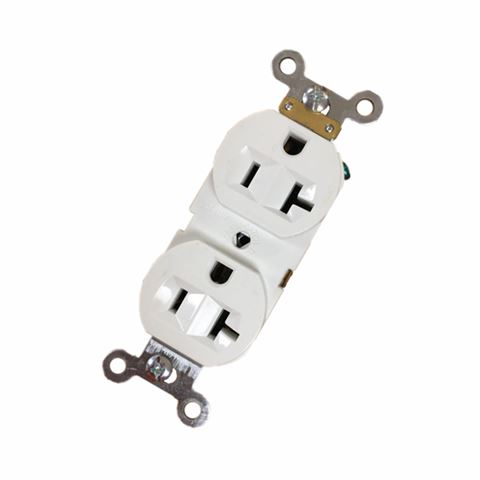 Toma Doble 270 Blanca 20A 125V Classic Lux