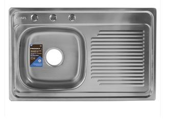 Fregadero Faguax Acero Inox Una Ponchera y Escurridor Derecho