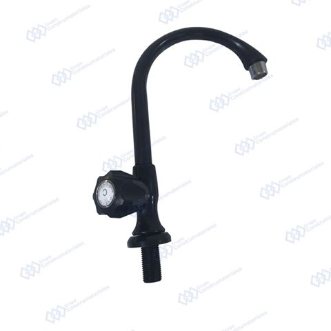 Griferia para Fregadero Individual Plastica Negro Pfresidio