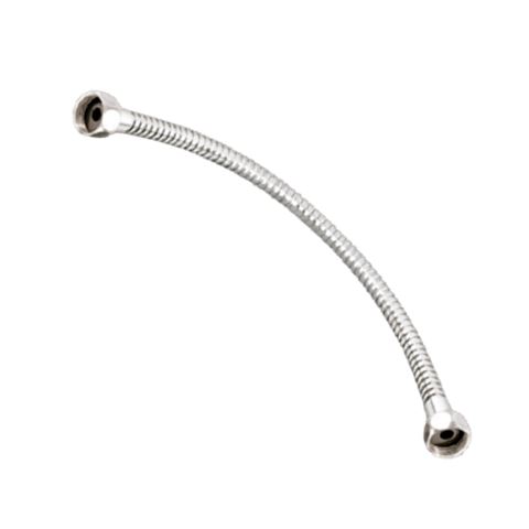 Canilla de Acero Flexible Lavamanos 1/2" X 1/2" 40Cm Covalca