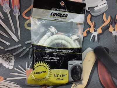 Conector Flexible de Vinilo para Lavadora 3/4" Covalca