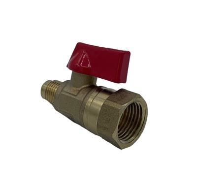 Llave de Gas 1/2 X 9/16 Cuerpo 100% Bronce
