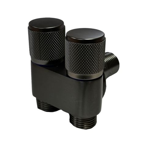 Llave de Arresto Doble Salida 1/2" X 1/2" Acero Inox Faguax