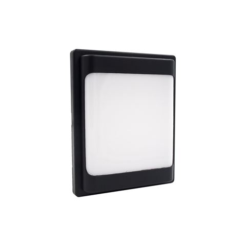 Lampara Led Negra para Pared Exterior 24W 110-265V Ip65