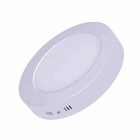 Panel Led Superficial Redondo 12W 165Mm Luz Blanca