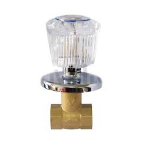 Griferia para Ducha Llave Individual Pomo Acrilico