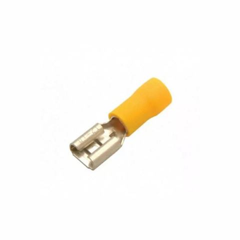 Terminal Hembra Recta 250"(Amar) 12-10Awg