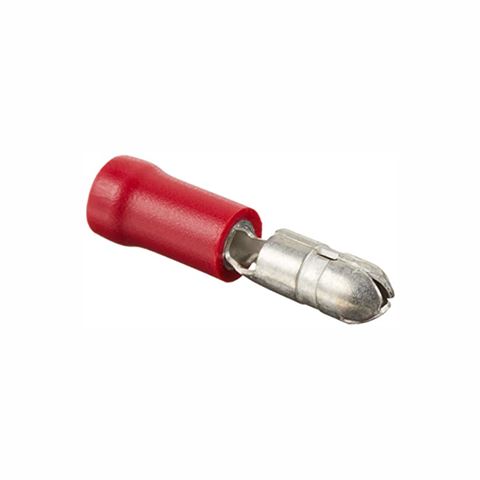 Terminal Macho Redondo 156"(Rojo)22-16Awg
