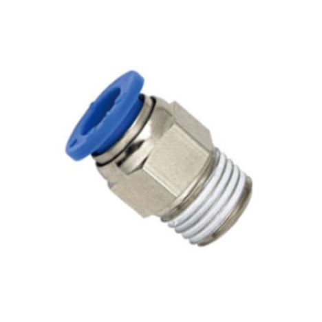 Union Manguera Macho NPT Prestolok 1/4 x 1/4