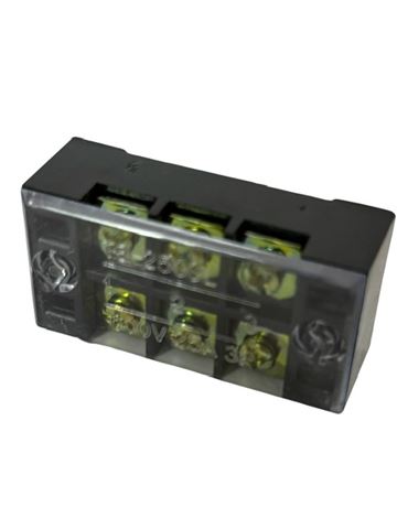 Regleta Bornera Baq 3P 25Amp