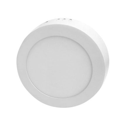 Panel Led Superficial Redondo 6W 6500K 85-265V Run