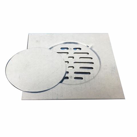 Rejilla Tapa Ciega de Centro Piso de Acero