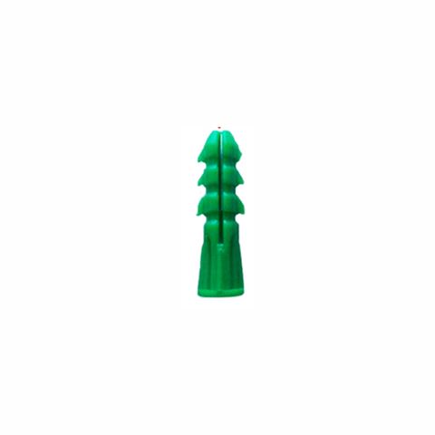 Ramplug Plast Expand 1/4" Verde X Und