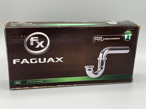 Sifon P/Fregadero 1-1/4" Acero Inoxidable