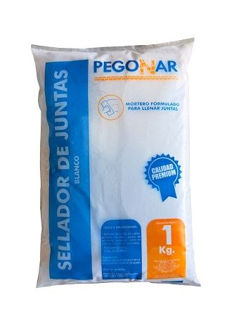 Sellador de Juntas Carateo Blanco 1Kg Pegonar
