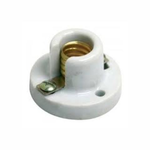 Socate Porcelana Superficial Rosca E14 3Amp 250V