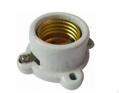 Socate Porcelana E-27 4 Patas Mod. 15A