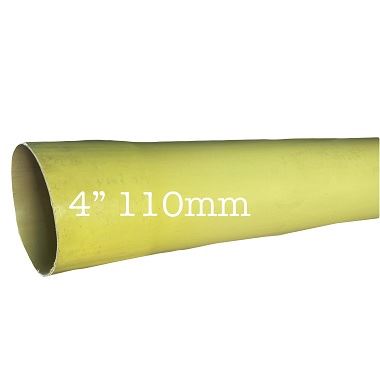 Tubo Aguas Negras 110Mm 4" X 3 Ml Amarillo Claro Generico