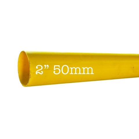 Tubo Aguas Negras 50Mm 2" X 3 Ml Amarillo Oscuro Generico