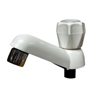 Griferia para Lavamanos Individual Pvc con Pico Crom 108