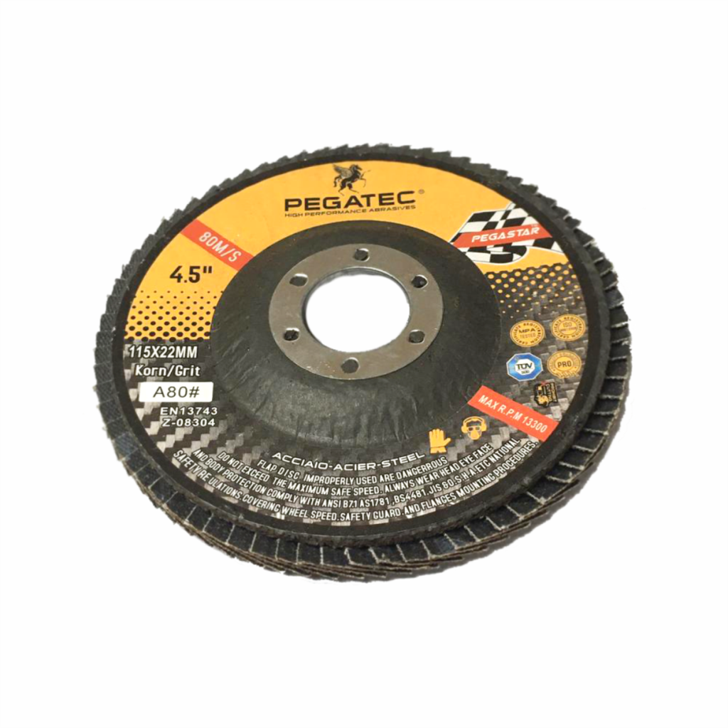 Disco Acabado Flap 4 1/2" X 7/8 " Gr 80