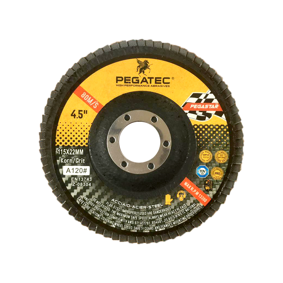 Disco Acabado Flap 4 1/2" X 7/8 " Gr 120