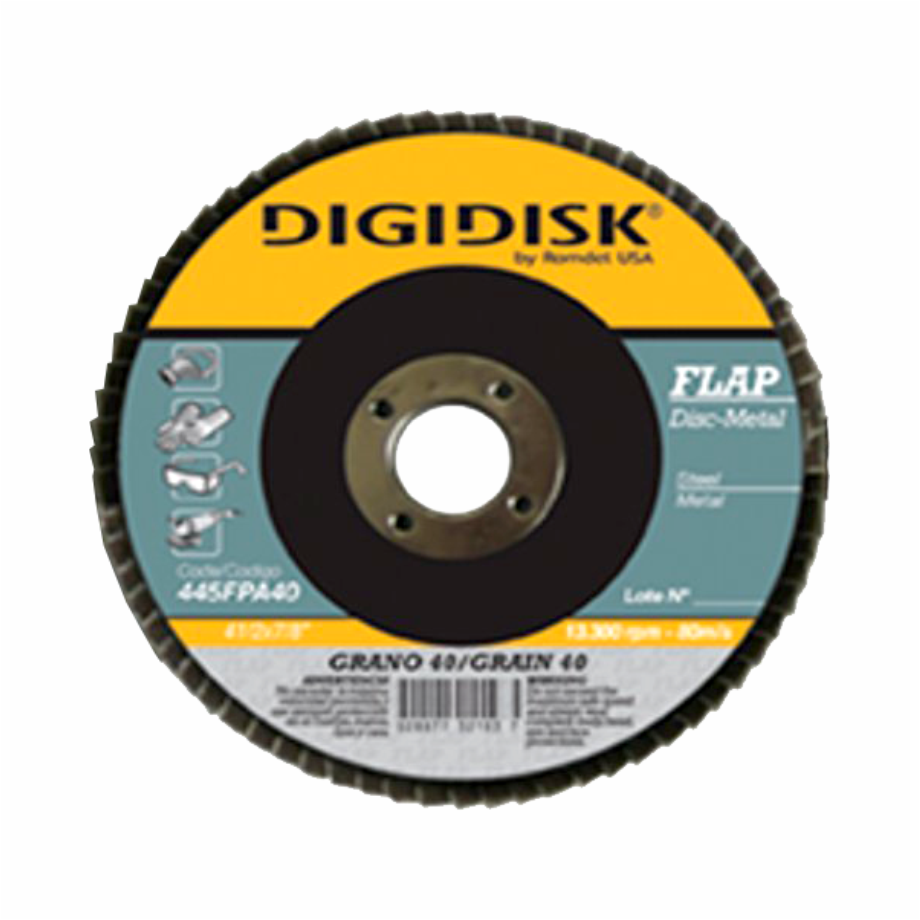 Disco Acabado Flap 7" Grano 40
