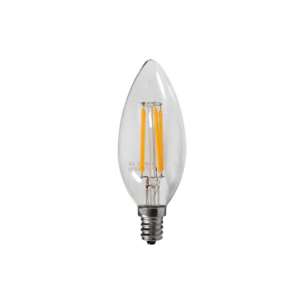 Bombillo Led Tipo Vela 4W E12 Luz Calida