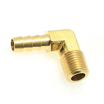 Codo Macho Npt X Espiga 1/4" X 3/8" Br