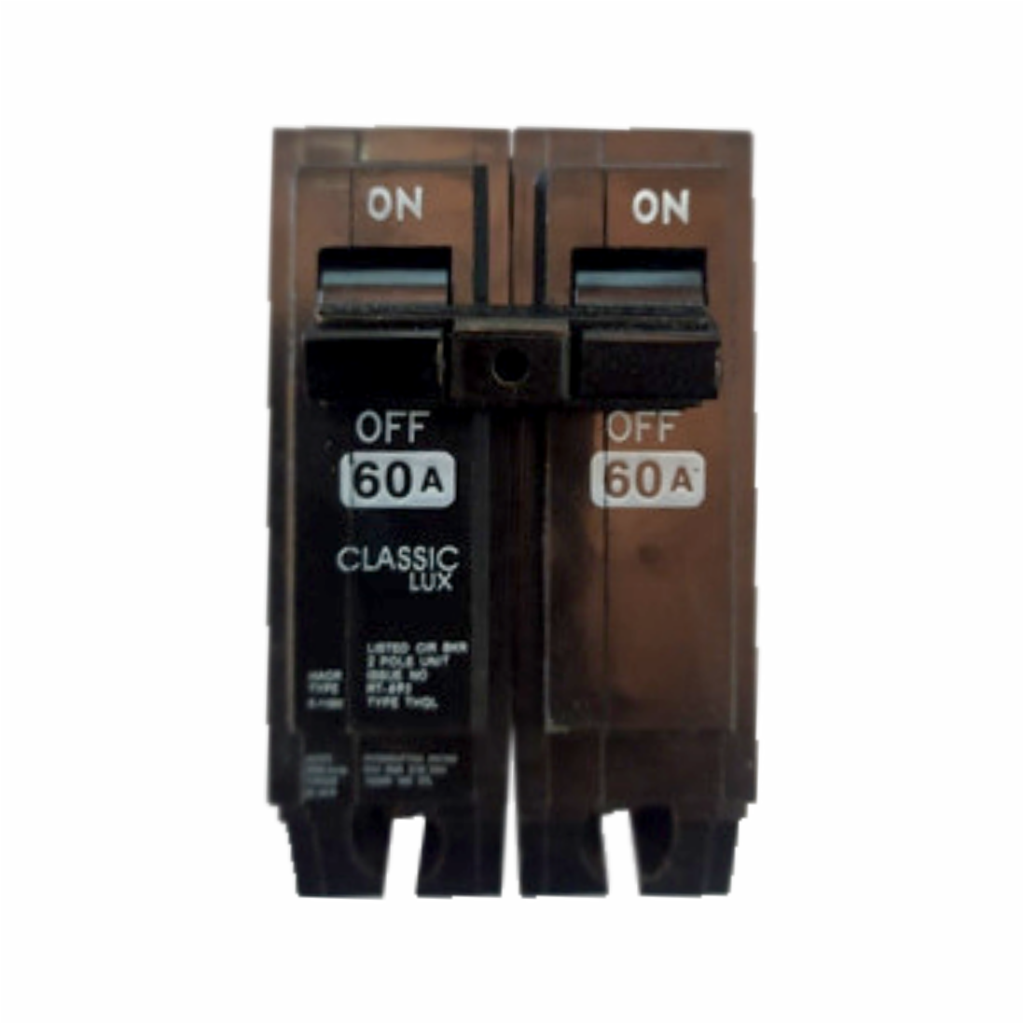 Breaker para Sobreponer Classic Lux 2 X 60Amp