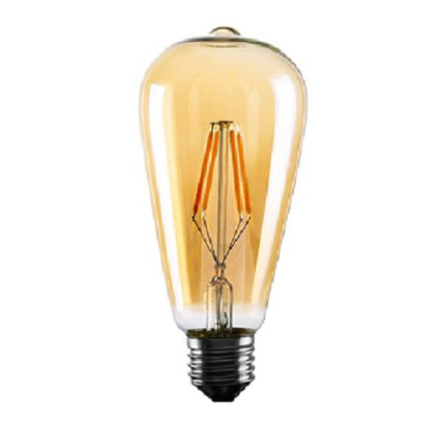 Bombillo Led Vintage St64 4W E27 27K Amber Glass