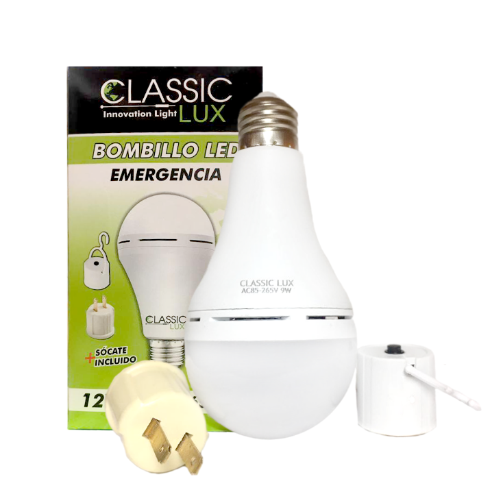 Bombillo Led de Emergencia 12W E27 3Hrs de Luz
