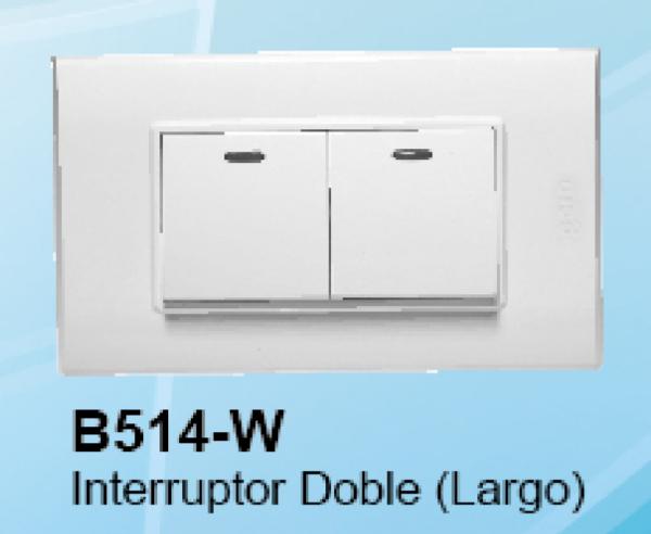 Interruptor Doble Largo Igoto Plus