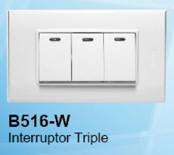 Inturruptor Triple Igoto Plus
